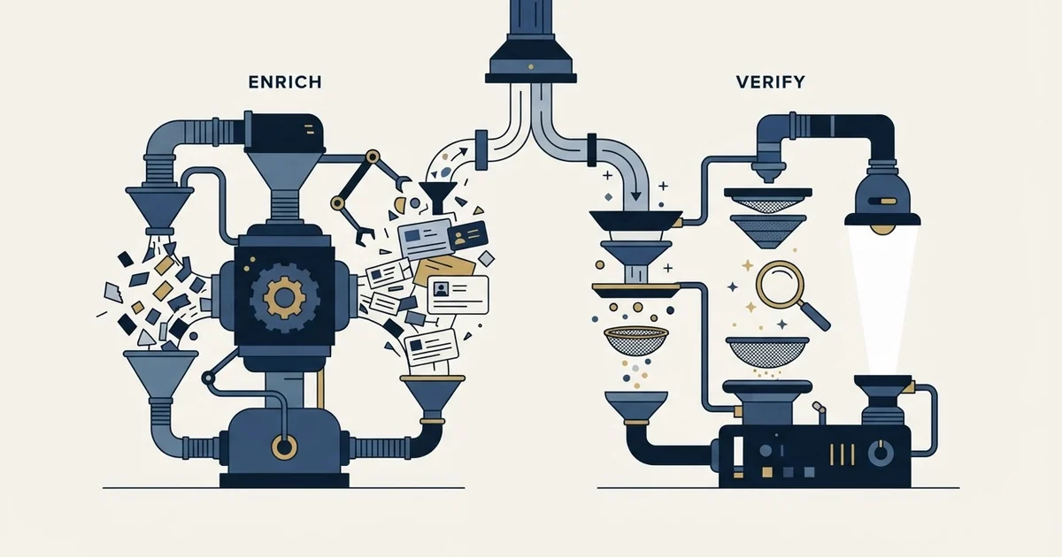 Editorial illustration for ContactOut vs ZeroBounce