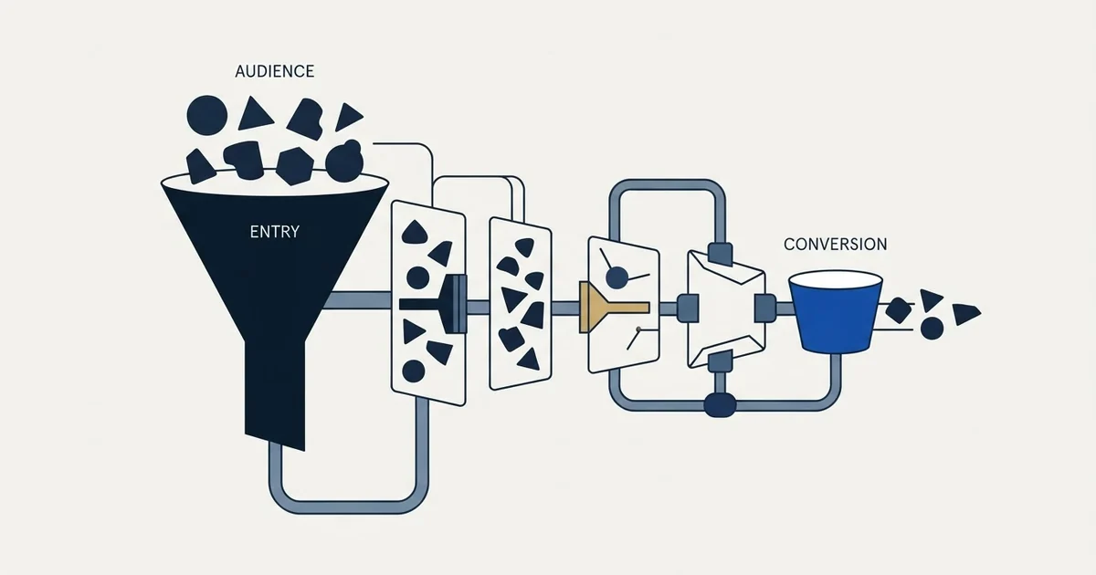 Editorial illustration for Conversion Rate