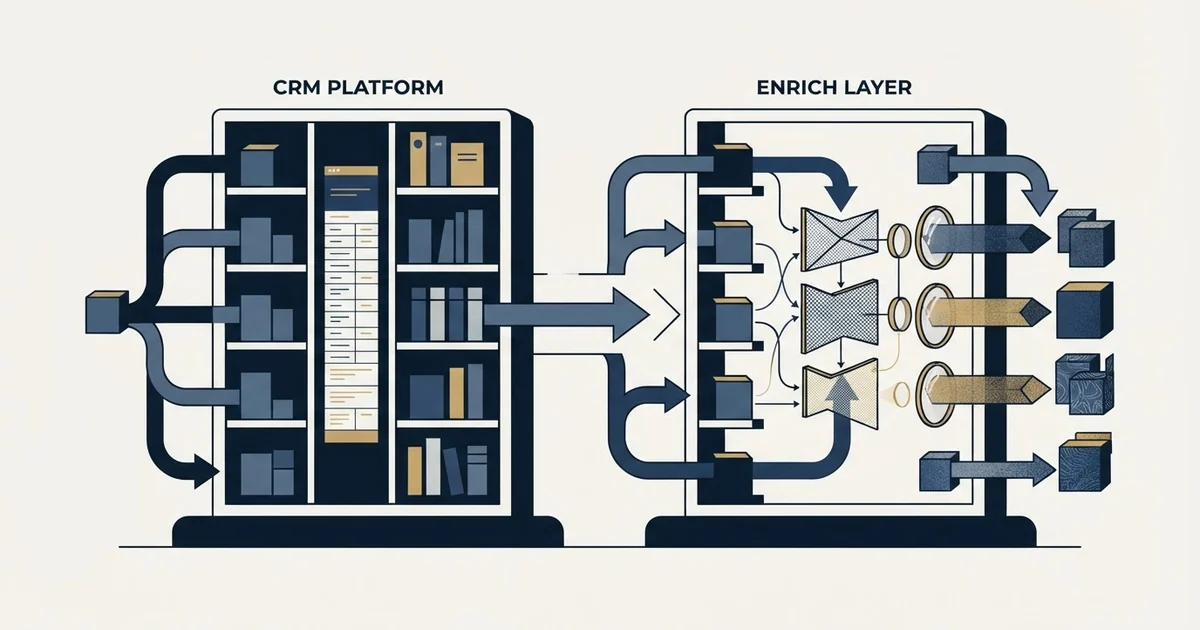 Editorial illustration for Copper vs Enrich Layer