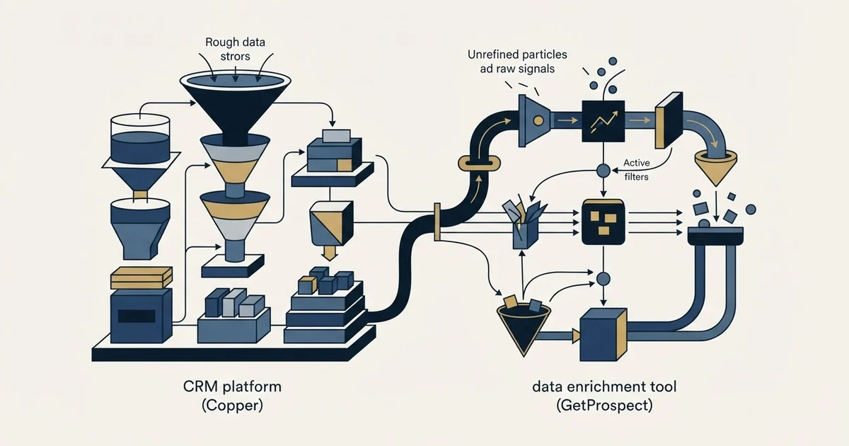 Editorial illustration for Copper vs GetProspect