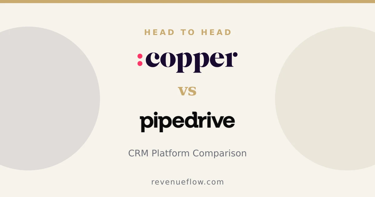 Branded cover: Copper vs Pipedrive: CRM Platform Comparison