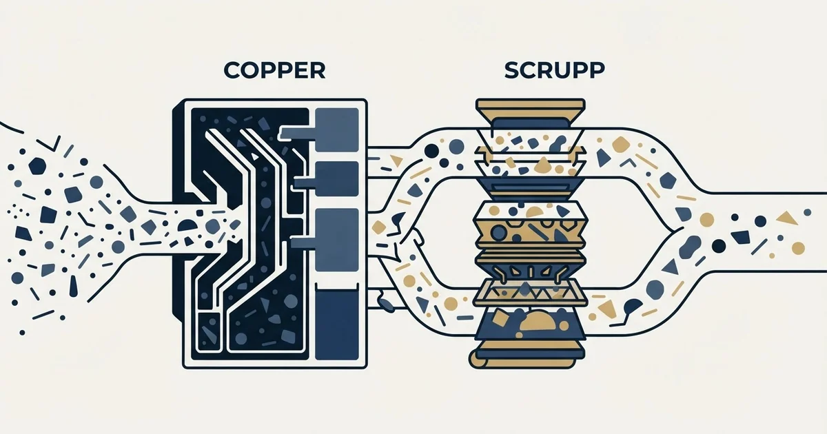 Editorial illustration for Copper vs Scrupp