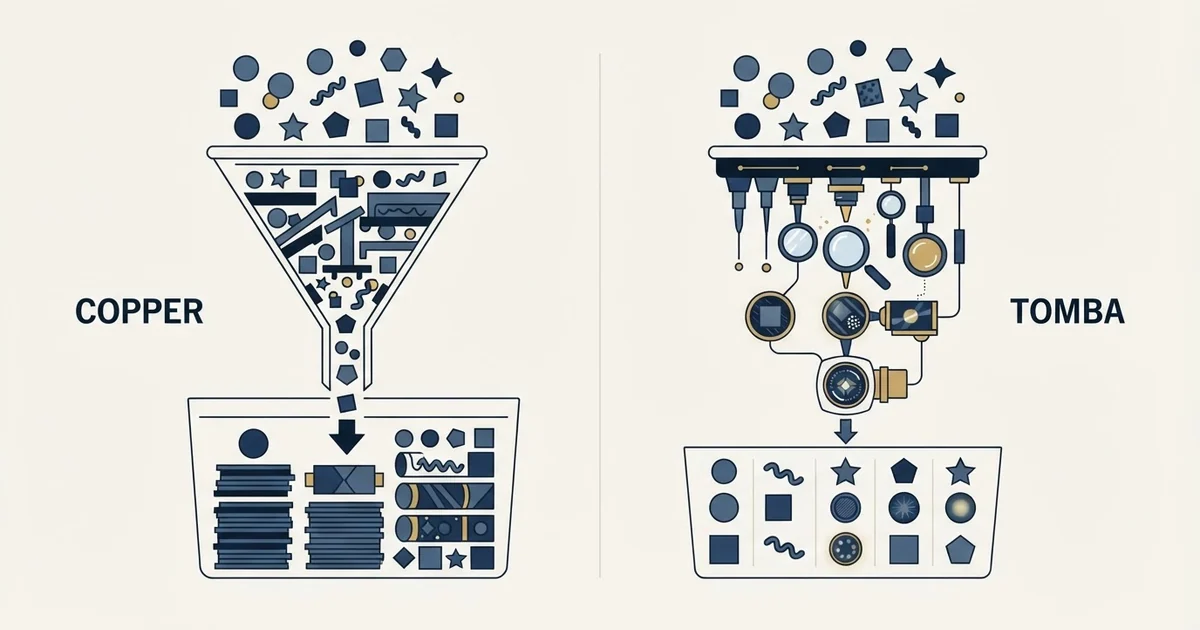 Editorial illustration for Copper vs Tomba