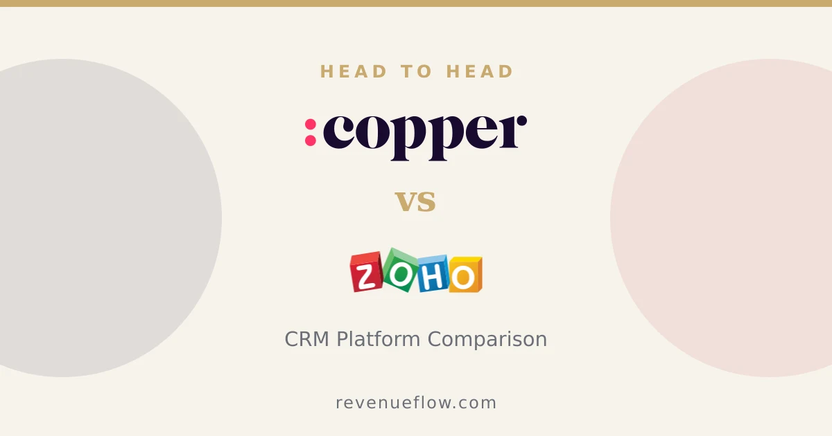 Branded cover: Copper vs Zoho CRM: CRM Platform Comparison