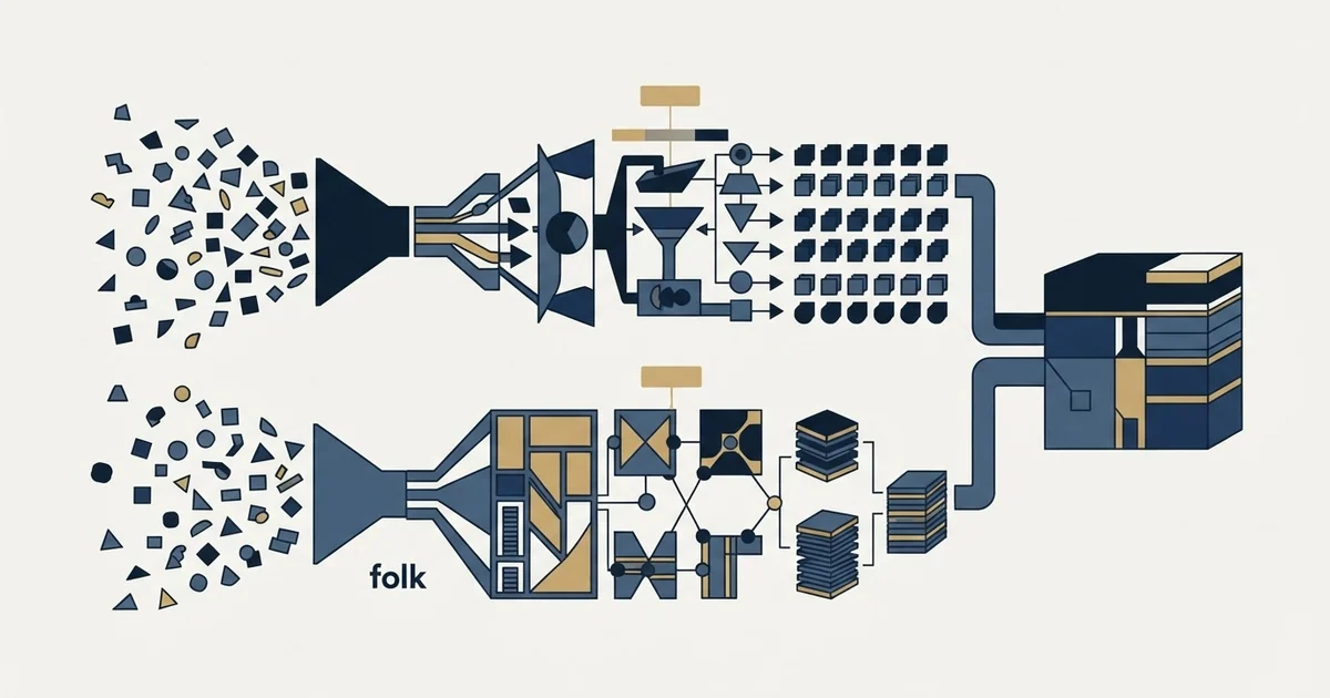 Editorial illustration for Coresignal vs folk