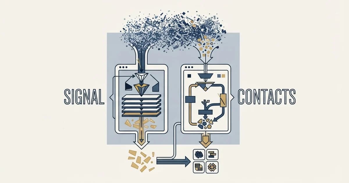 Editorial illustration for Coresignal vs Hunter