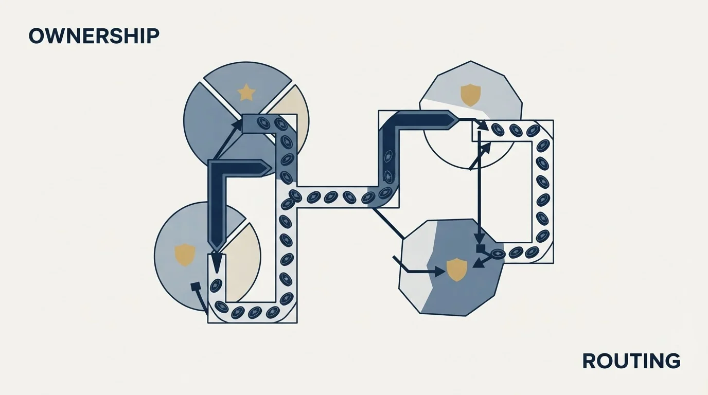Section illustration: Ownership and routing