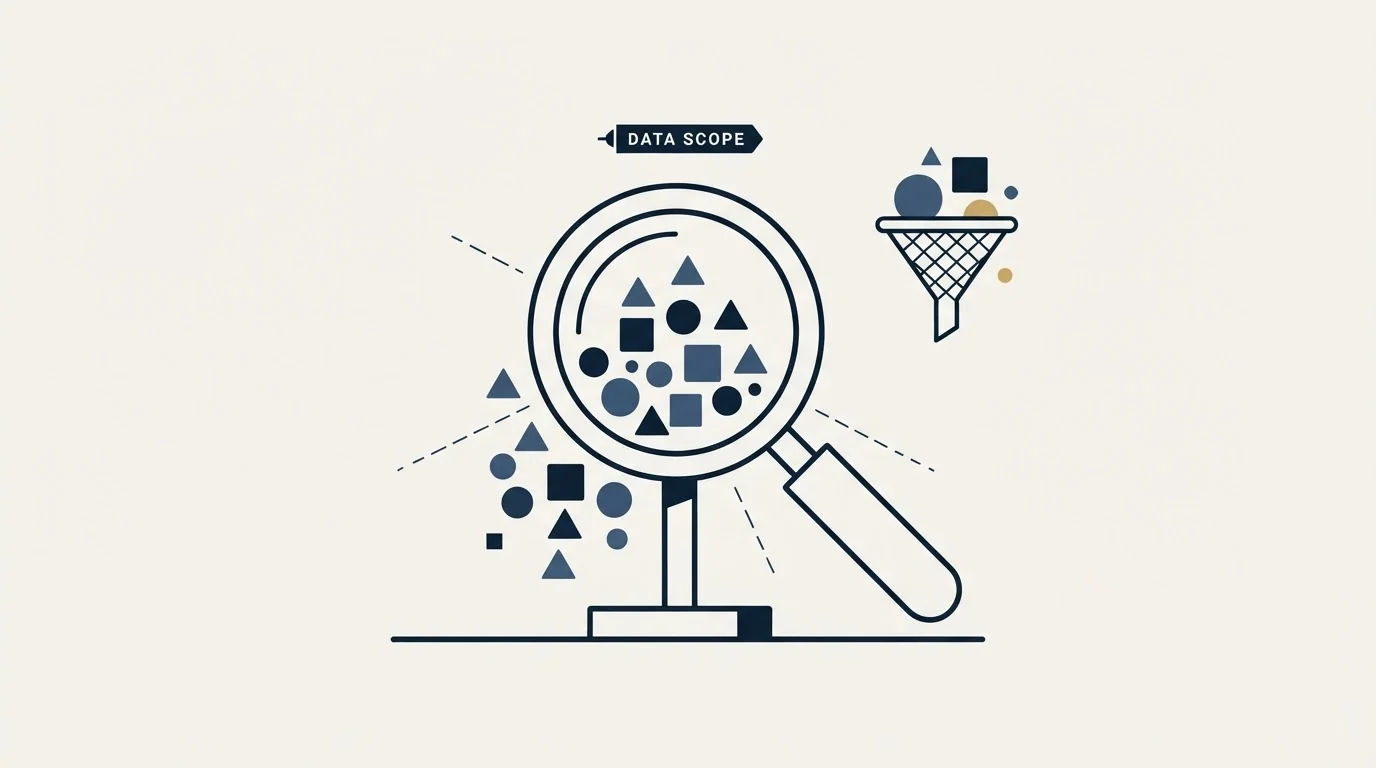 Section illustration: What the data actually is