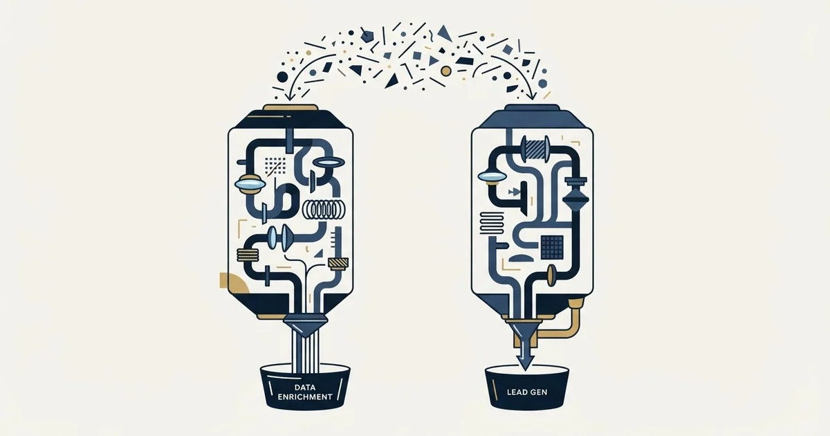 Editorial illustration for Crustdata vs FindThatLead