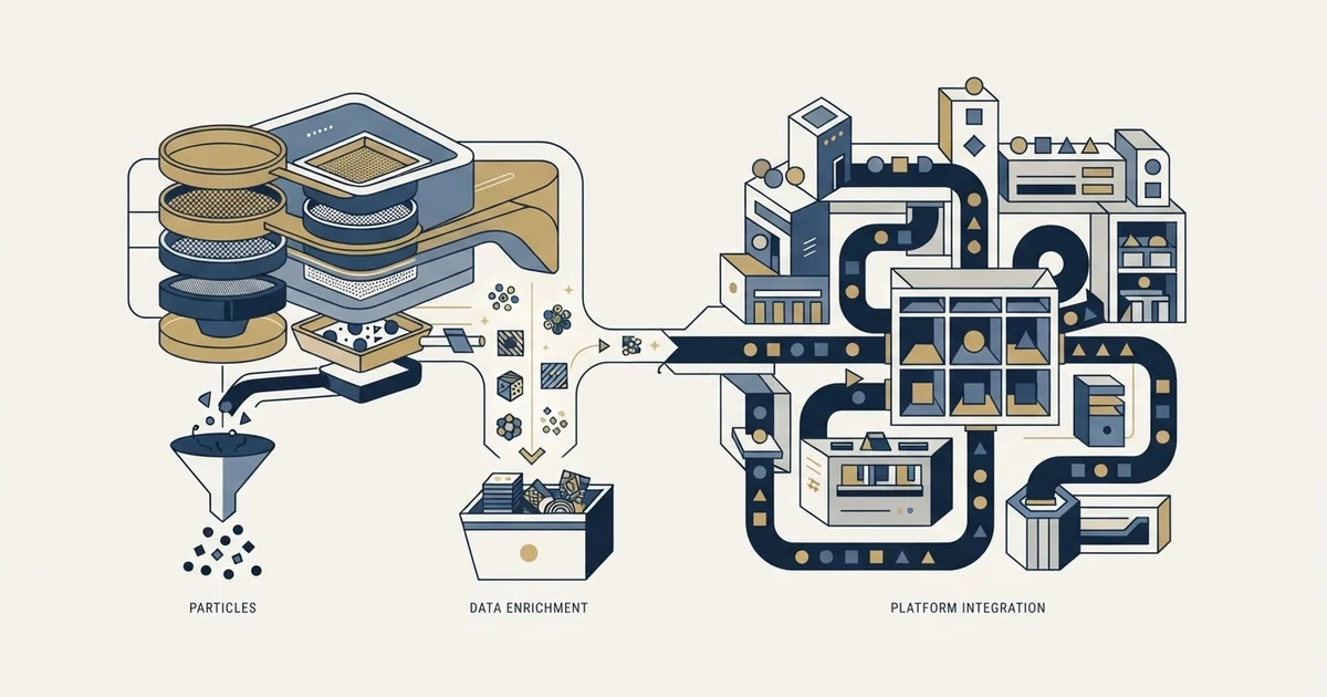 Editorial illustration for Crustdata vs HubSpot CRM