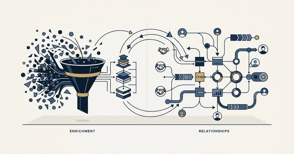 Editorial illustration for Crustdata vs Keap