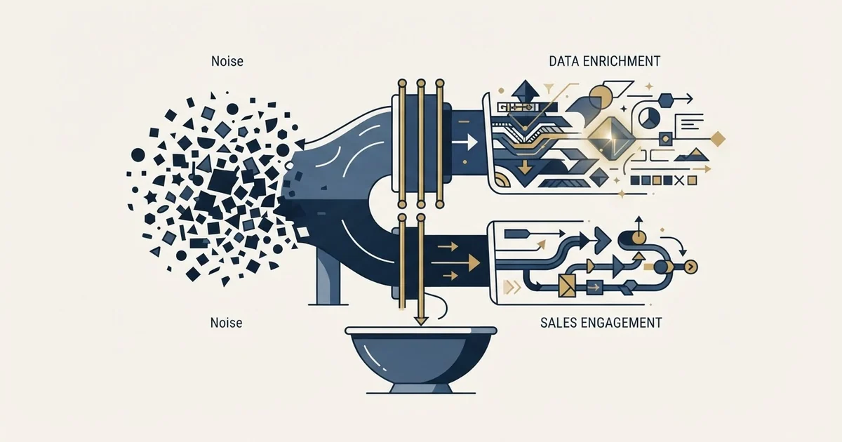 Editorial illustration for Crustdata vs Regie.ai