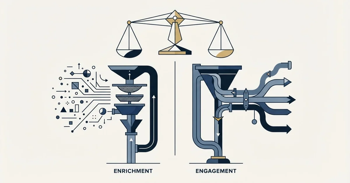 Editorial illustration for Crustdata vs Salesforge