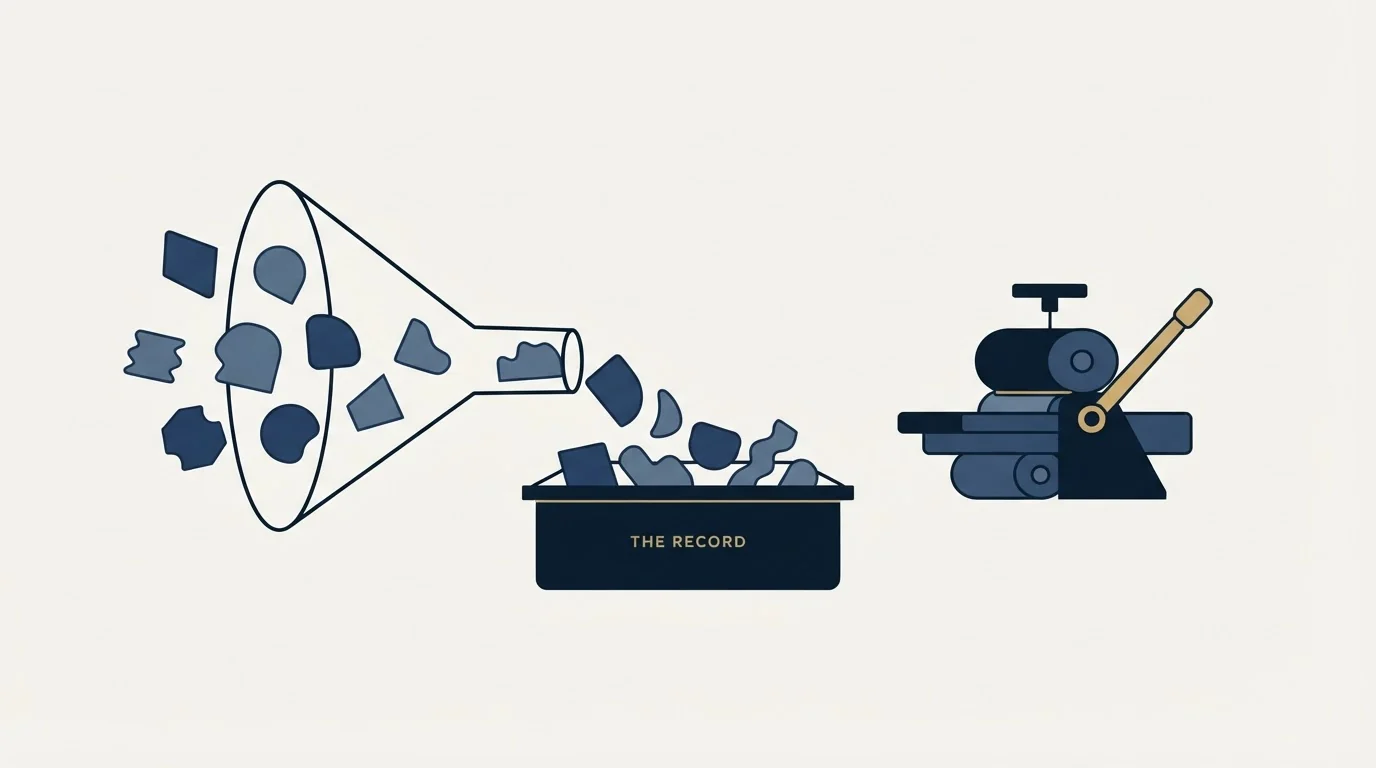 Section illustration: Keep the buyer's vocabulary in the record