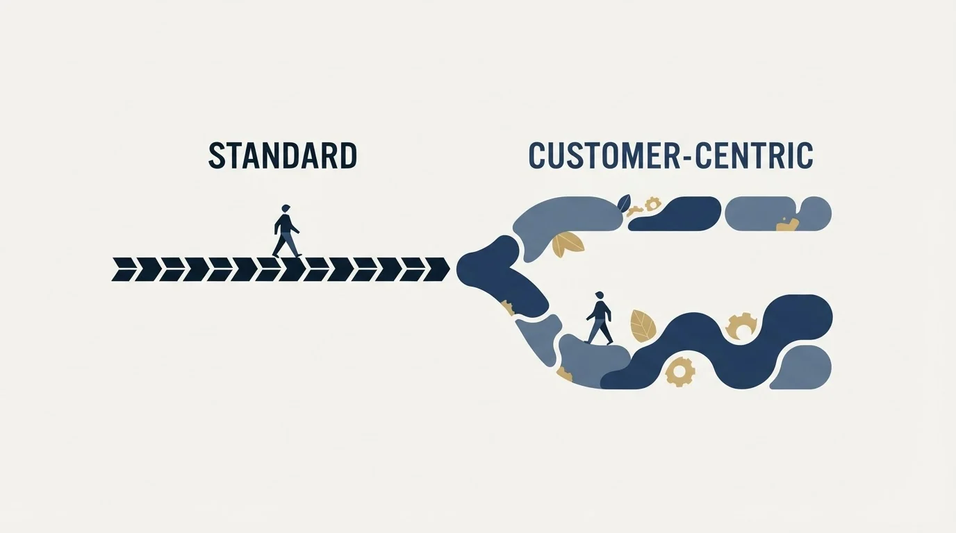 Section illustration: Where we differ from standard practice