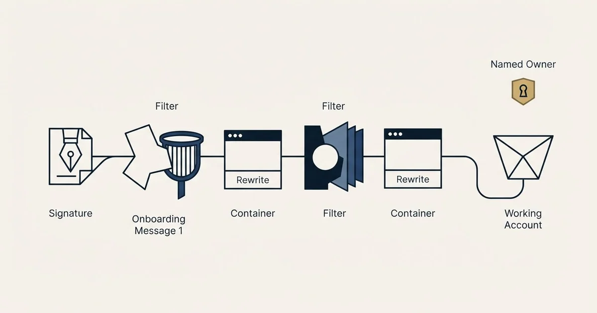 Editorial illustration for Customer Onboarding Template