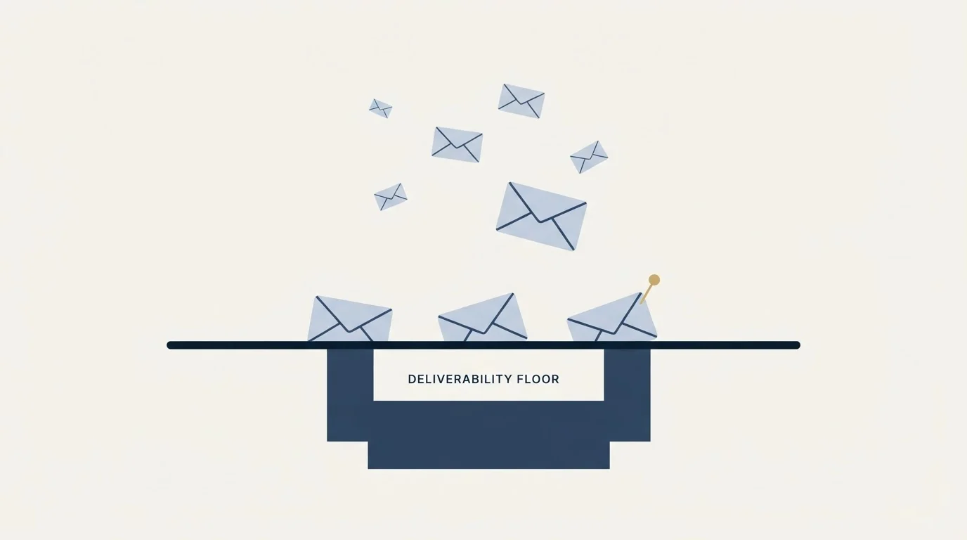Section illustration: The Deliverability Floor Under Every Benchmark