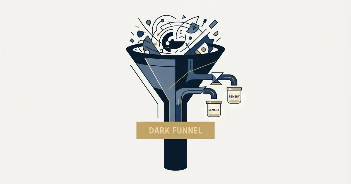 Editorial illustration for Dark Funnel