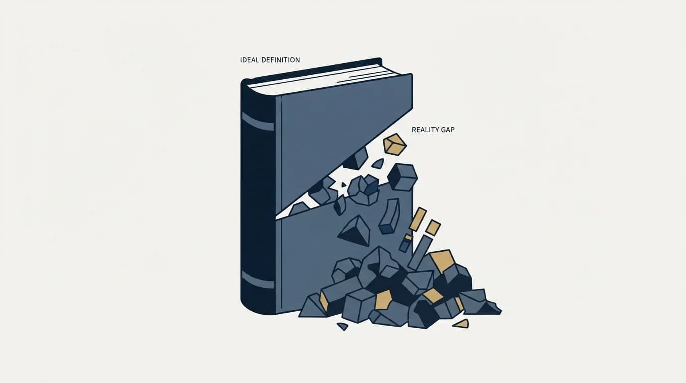 Section illustration: Where the textbook definition breaks