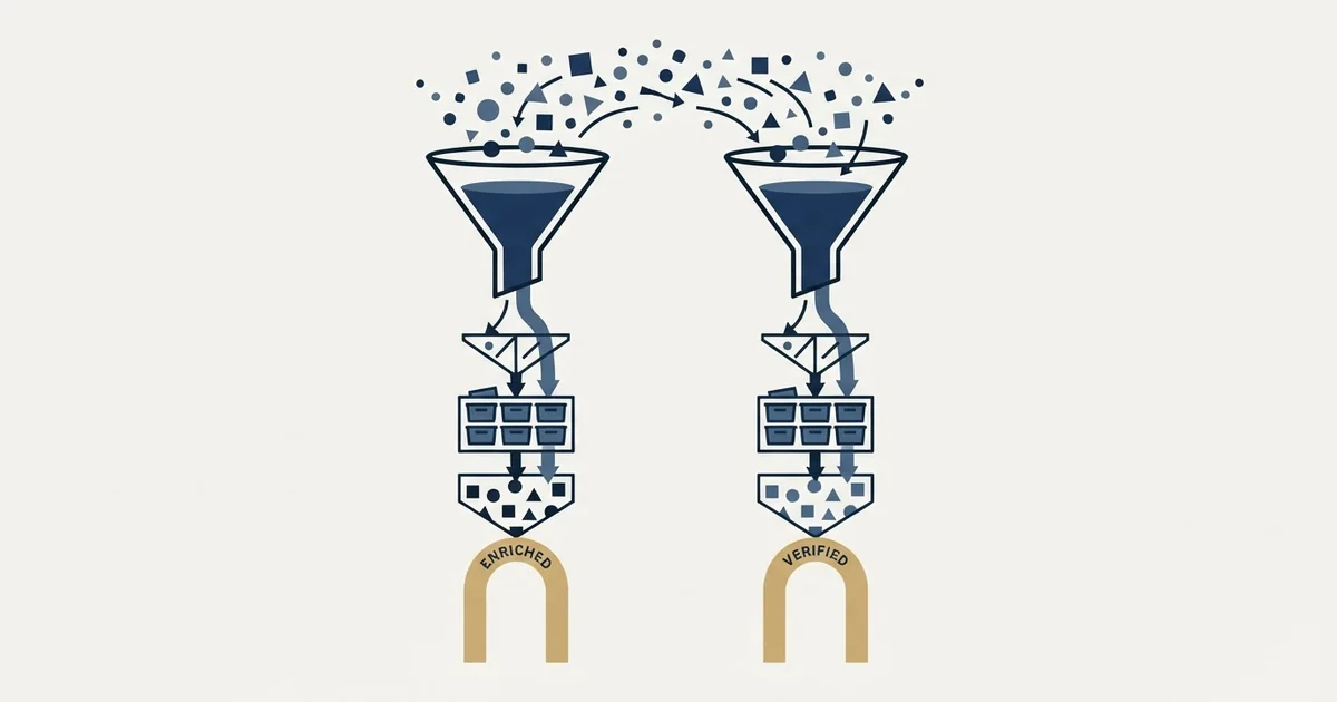 Editorial illustration for Datagma vs MillionVerifier