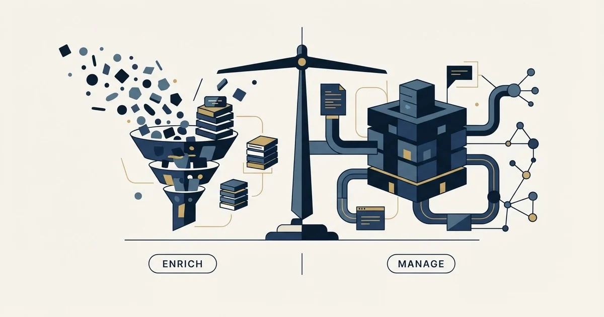 Editorial illustration for Datagma vs Salesforce