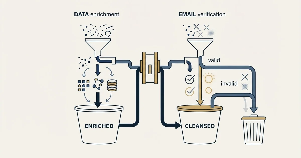 Editorial illustration for Datagma vs ZeroBounce