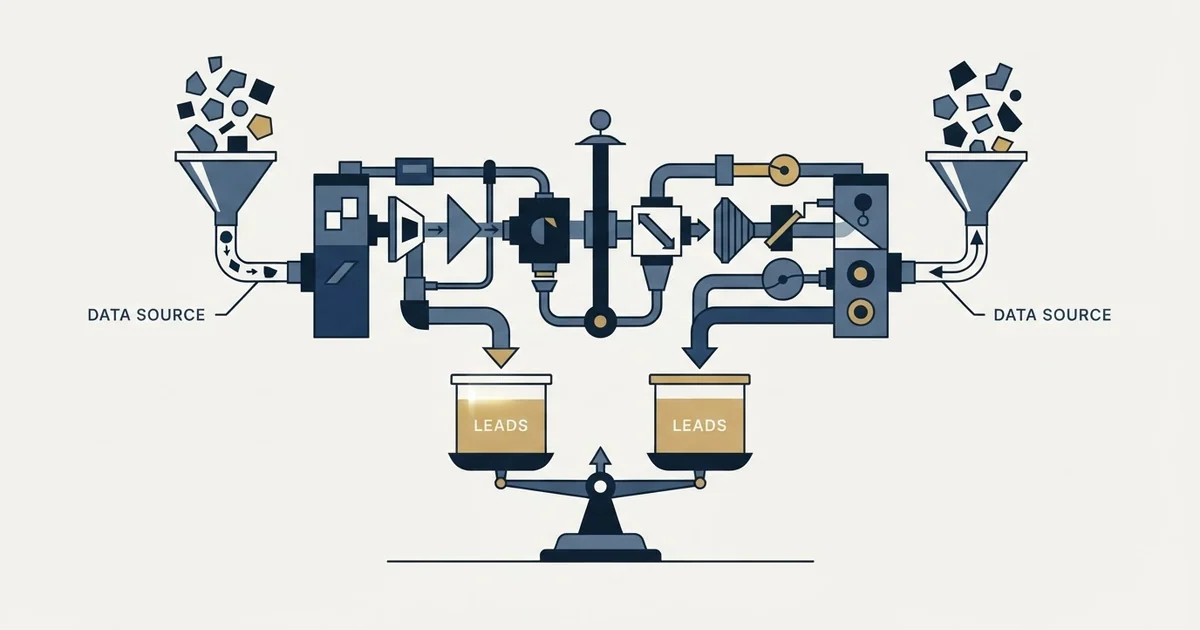 Editorial illustration for Datanyze vs FindThatLead