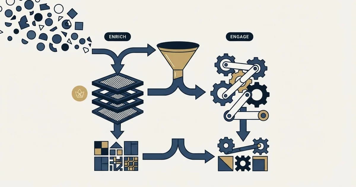 Editorial illustration for Datanyze vs GetSales.io