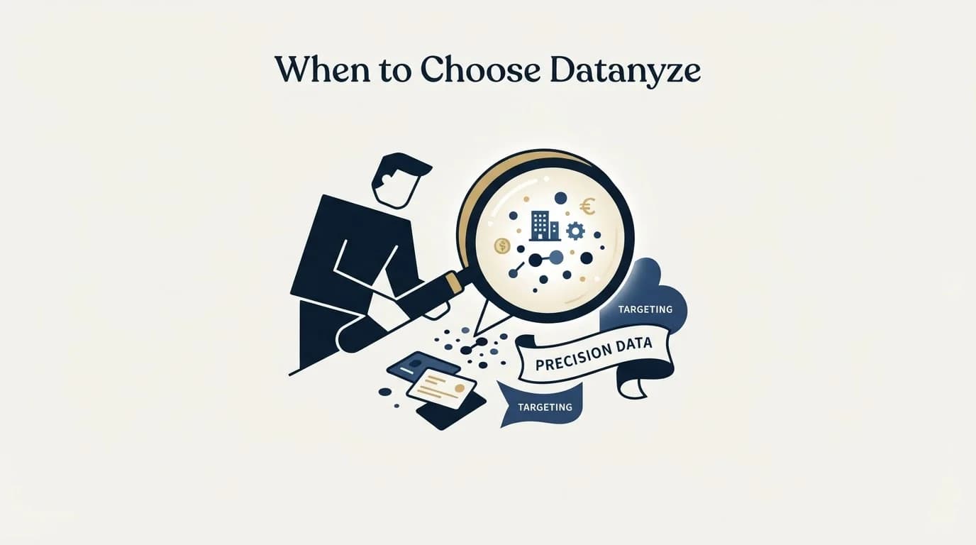 Section illustration: When to Choose Datanyze