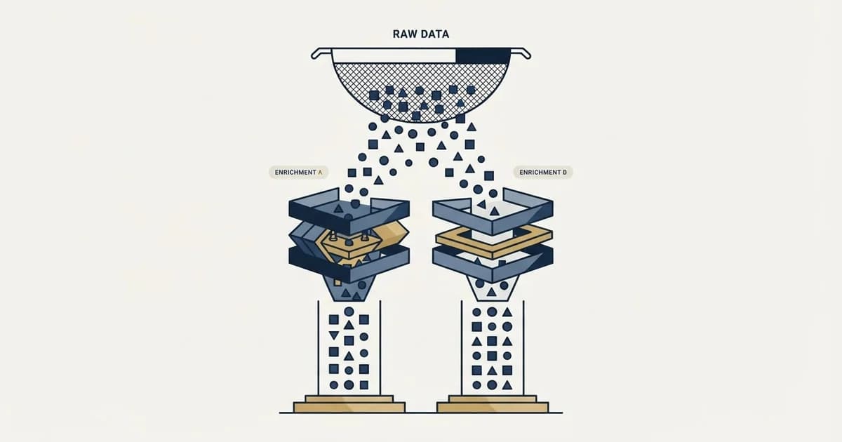 Editorial illustration for Datanyze vs LeadMagic