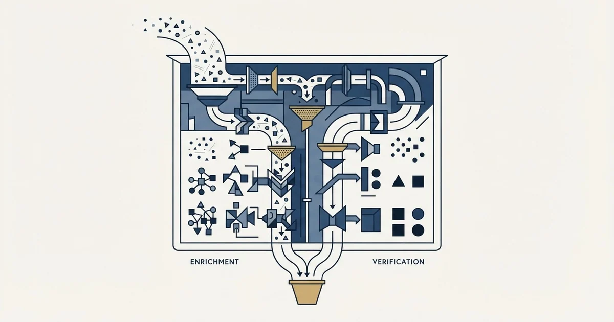 Editorial illustration for Datanyze vs NeverBounce