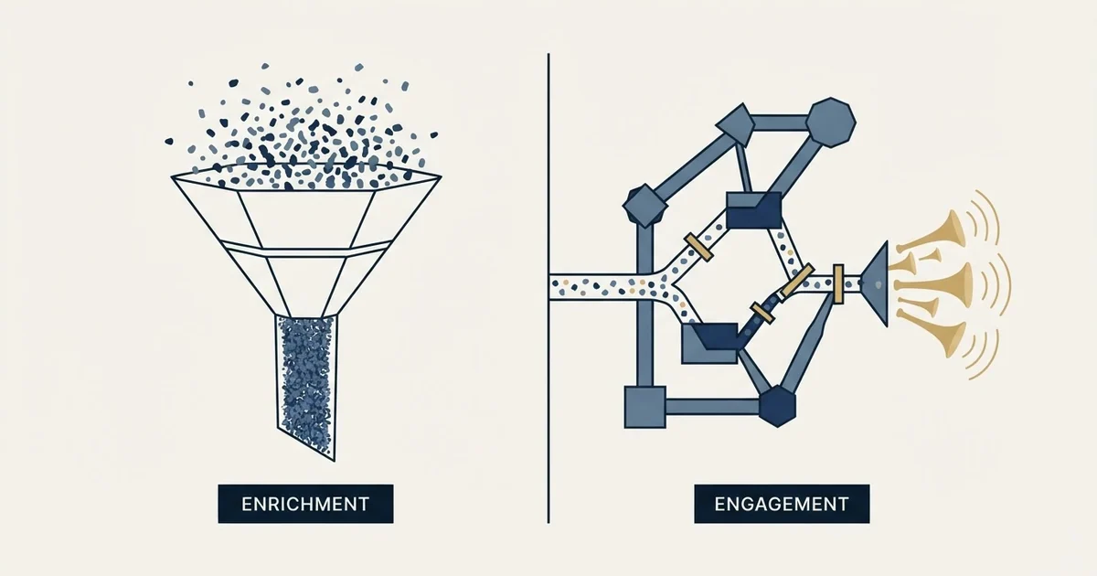 Editorial illustration for Datanyze vs Salesforge