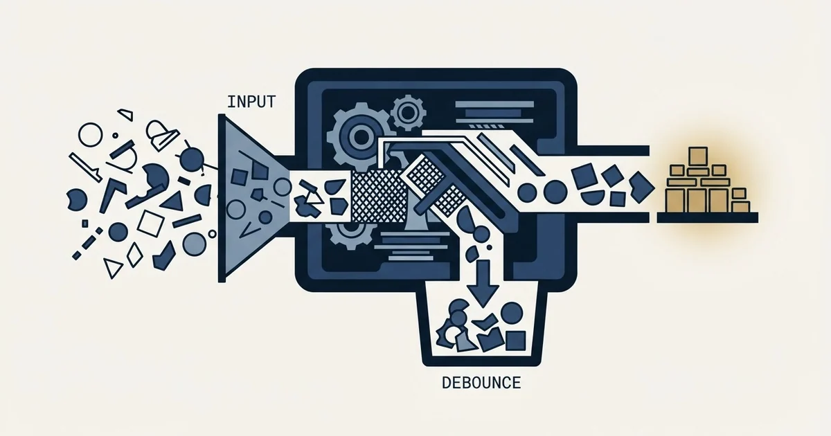 Editorial illustration for DeBounce Review