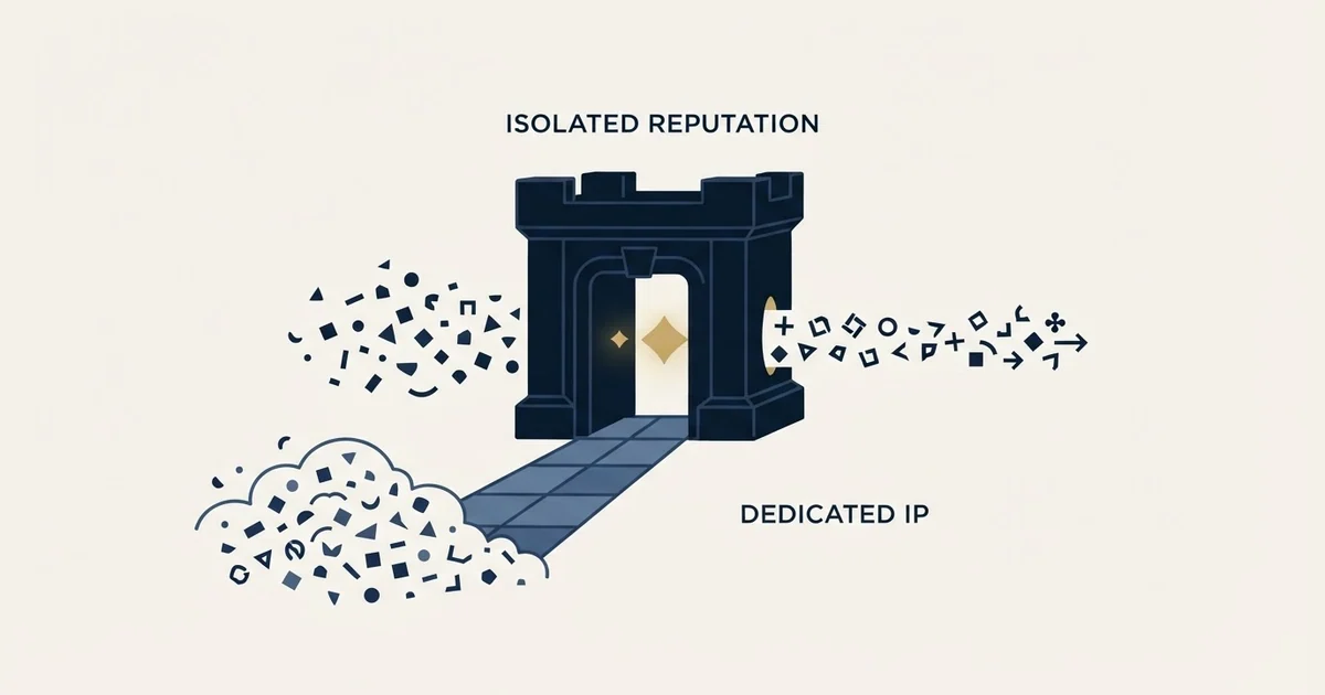 Editorial illustration for Dedicated IP