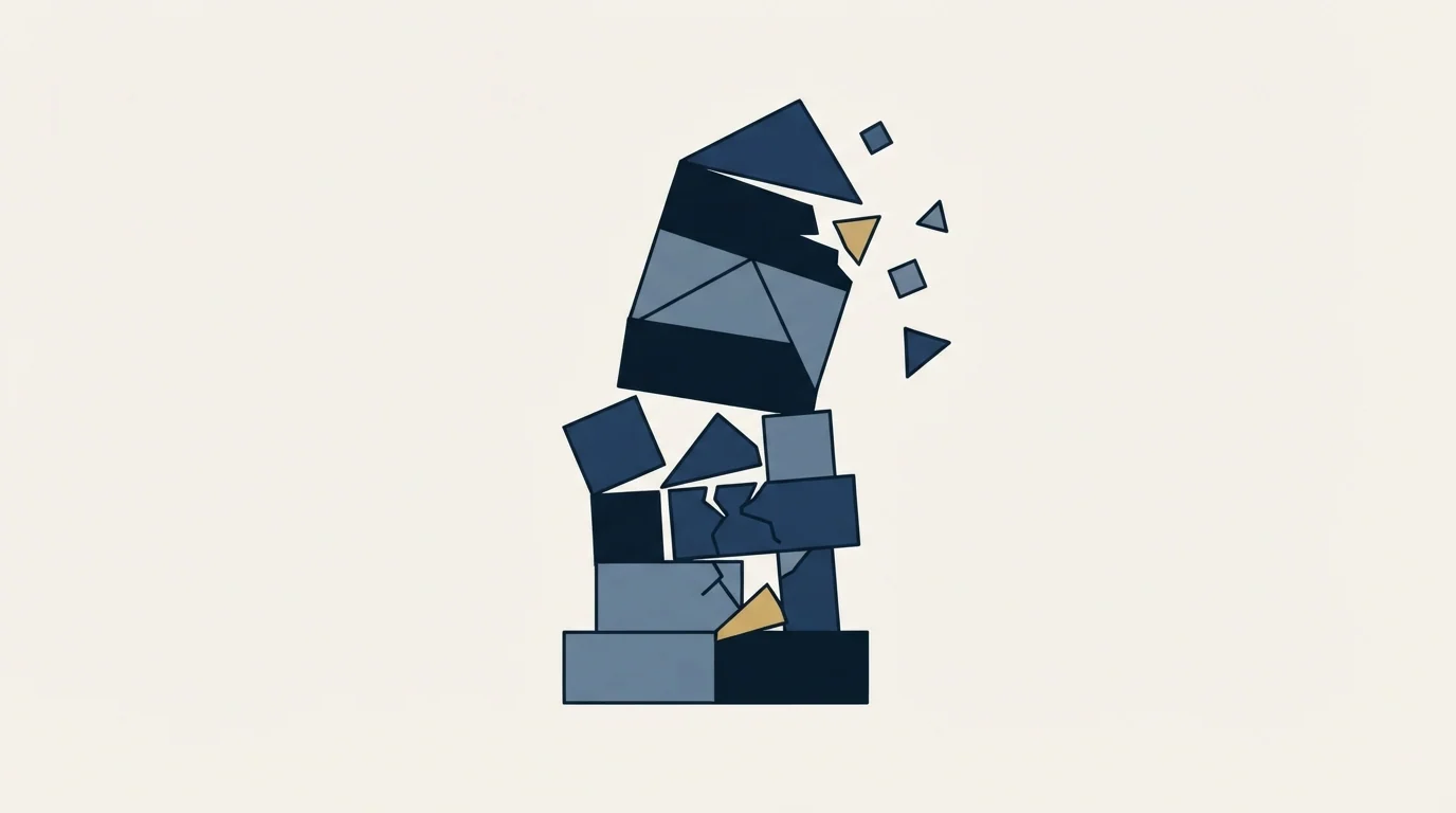 Section illustration: What breaks as the structure grows