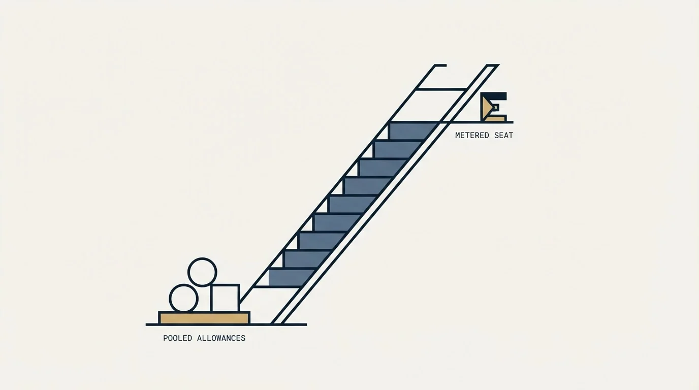 Section illustration: The published ladder, and which billing state it shows