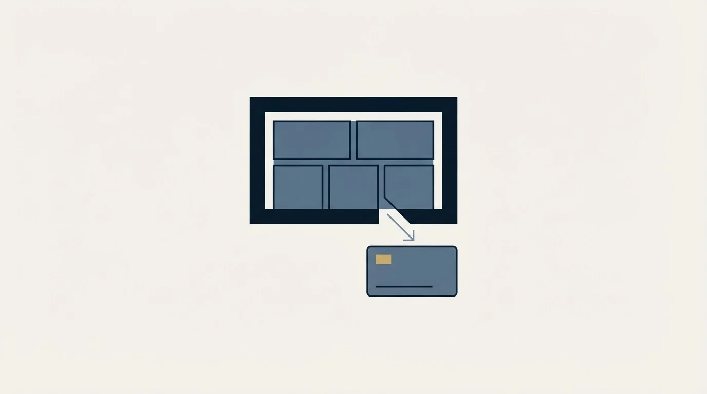 Section illustration: The top up card, and the arithmetic it makes possible