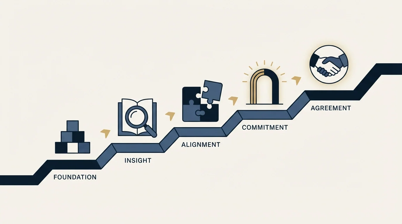 Section illustration: What goes in, and the order the buyer needs it