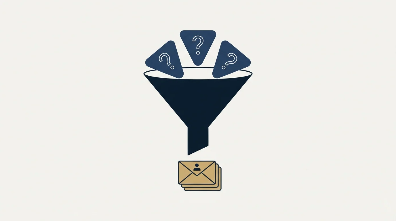 Section illustration: Three questions that separate the vendors quickly