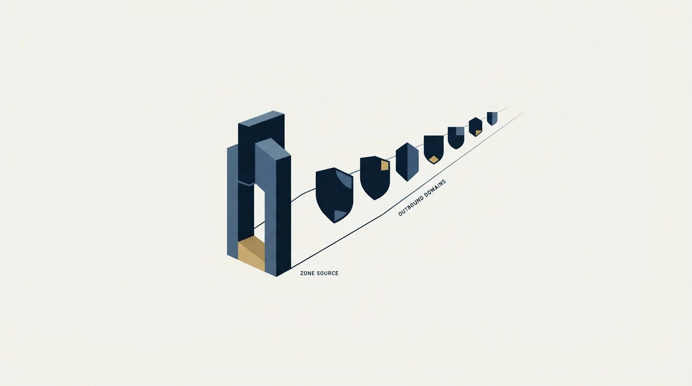 Section illustration: What this looks like on an outbound domain portfolio