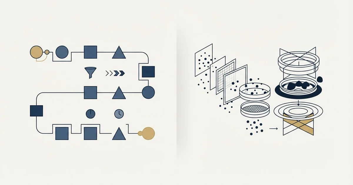 Editorial illustration for Dripify vs Findymail