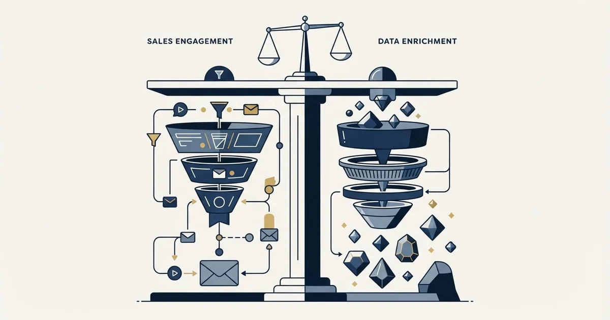 Editorial illustration for Dripify vs GetProspect