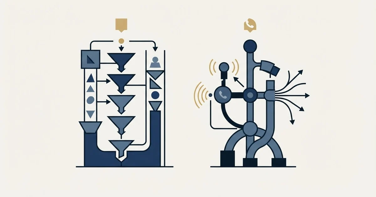 Editorial illustration for Dripify vs JustCall