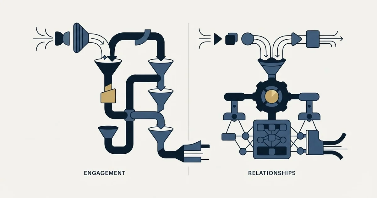 Editorial illustration for Dripify vs Keap