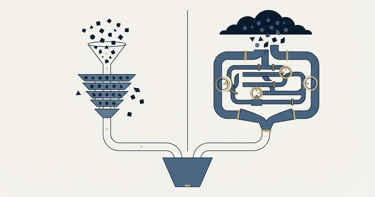 Editorial illustration for Dripify vs Koncert