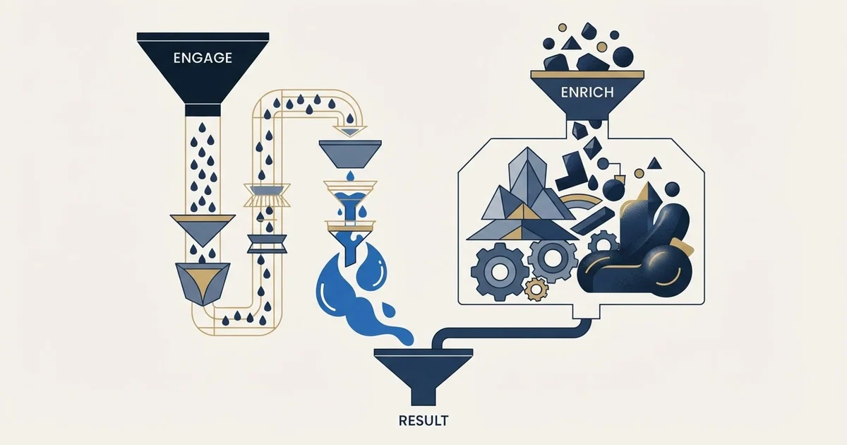 Editorial illustration for Dripify vs LeadMagic