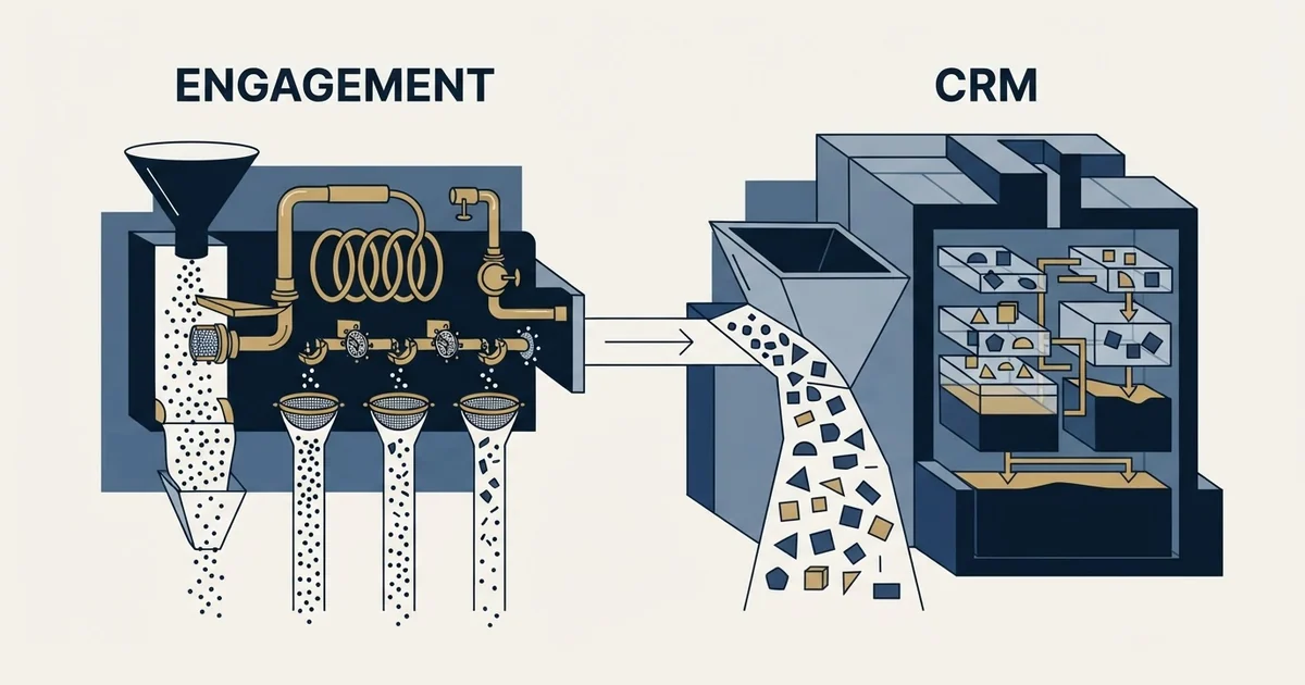 Editorial illustration for Dripify vs Microsoft Dynamics Sales