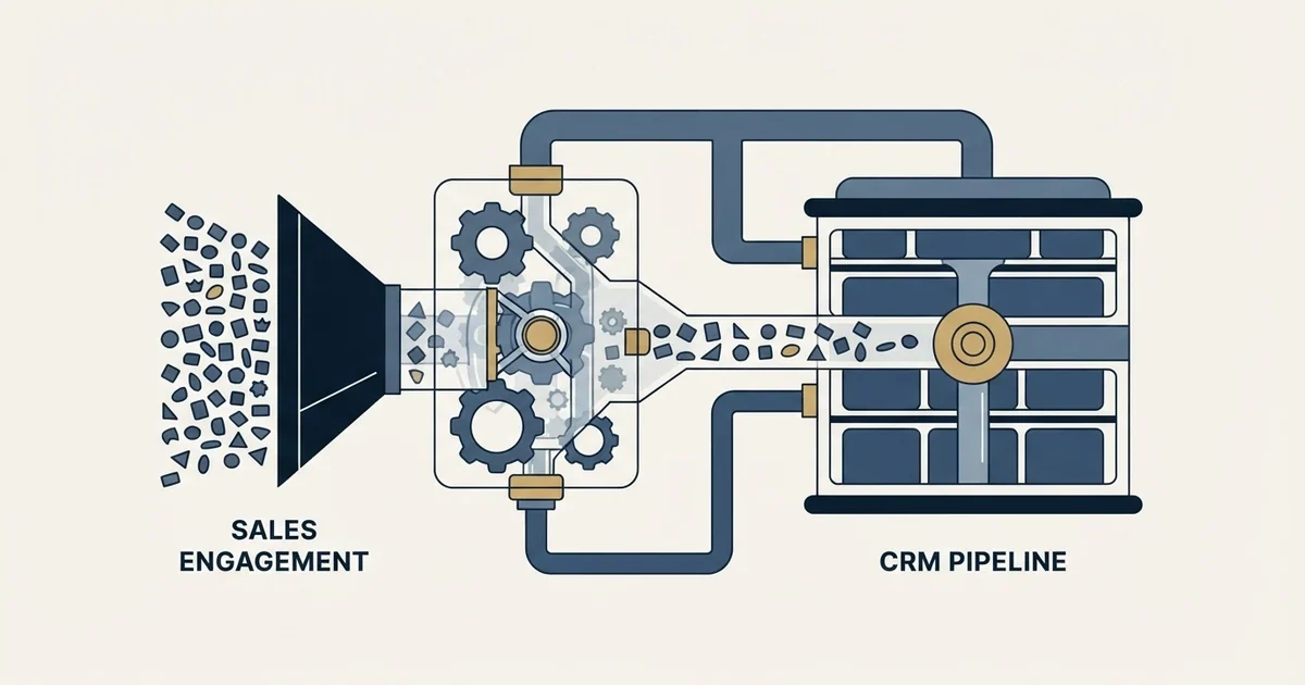 Editorial illustration for Dripify vs Monday CRM