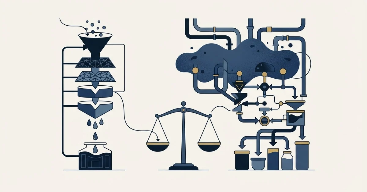 Editorial illustration for Dripify vs Ocean.io
