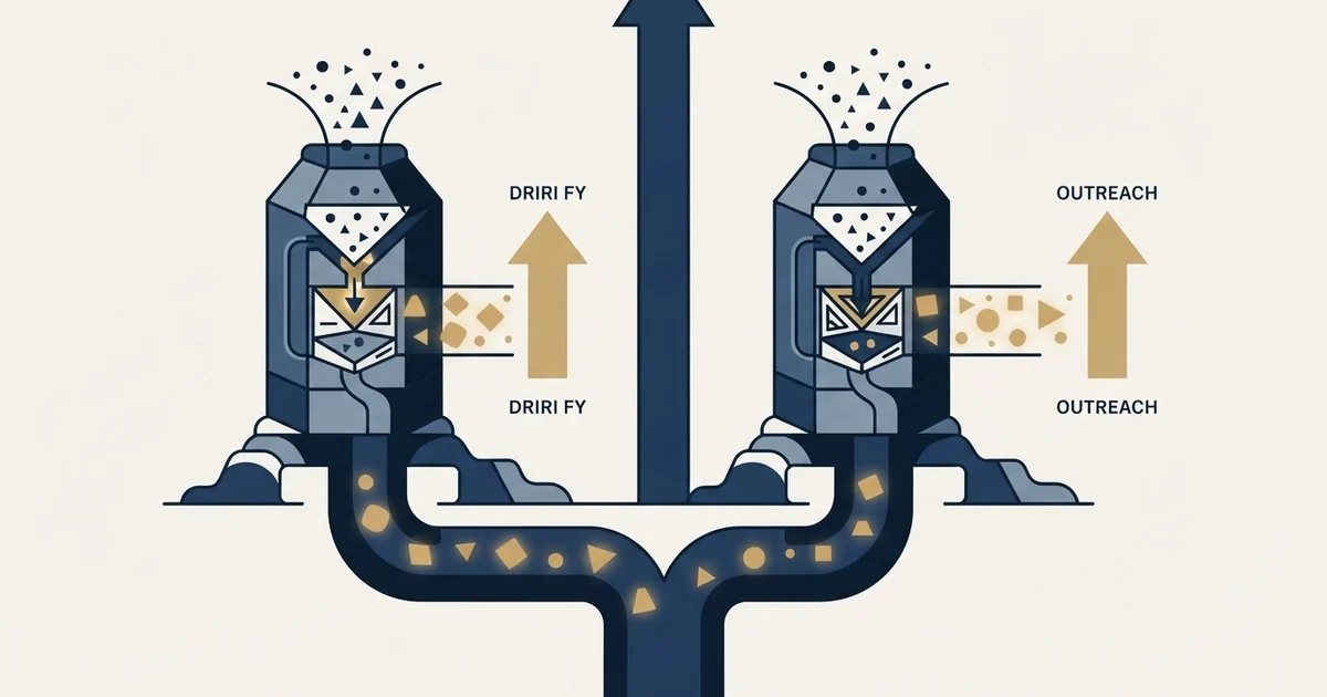 Editorial illustration for Dripify vs Outreach